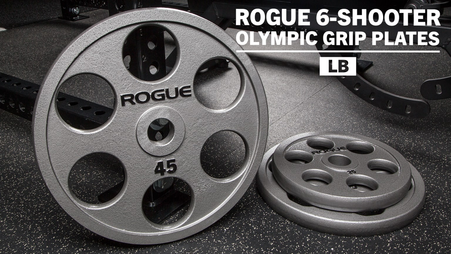 Rogue 6 Shooter Olympic Plates Rogue Fitness